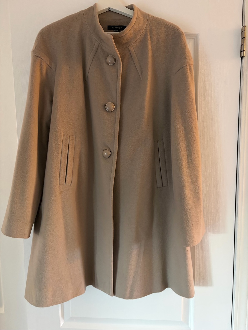 Louben wool/cashmere coat